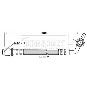 Flexible de frein BORG & BECK BBH7233