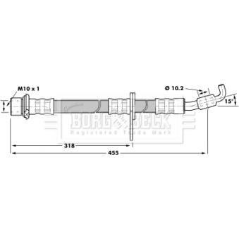 Flexible de frein BORG & BECK OEM 9094702913