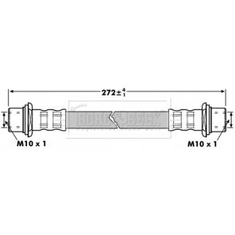 Flexible de frein BORG & BECK OEM 9094702720