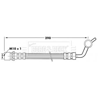 Flexible de frein BORG & BECK BBH7288