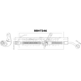 Flexible de frein BORG & BECK OEM 01465S04J00