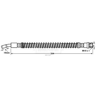 Flexible de frein BORG & BECK OEM 5873205100 Flexible de frein BORG & BECK OEM 5873205100