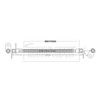 Flexible de frein BORG & BECK OEM 4650B159