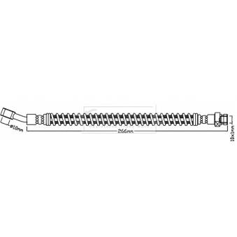 Flexible de frein BORG & BECK BBH7941