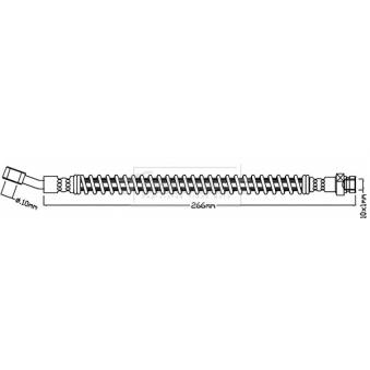 Flexible de frein BORG & BECK BBH7942