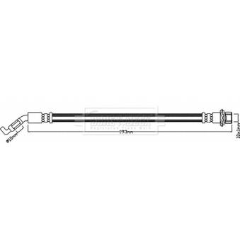Flexible de frein BORG & BECK OEM 9094702E30 Flexible de frein BORG & BECK OEM 9094702E30