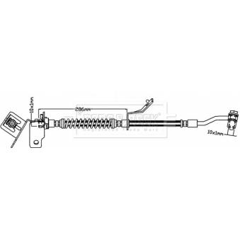 Flexible de frein BORG & BECK OEM 587311J000