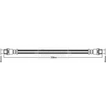 Flexible de frein BORG & BECK OEM 2H0611775