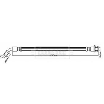 Flexible de frein BORG & BECK BBH8189