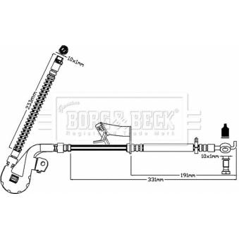 Flexible de frein BORG & BECK OEM 4806K5
