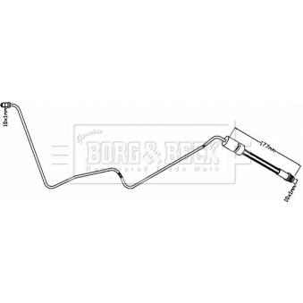 Flexible de frein BORG & BECK OEM 1379914