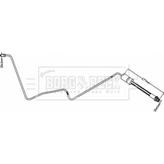 Flexible de frein BORG & BECK OEM 1403401