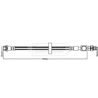 Flexible de frein BORG & BECK [BBH8403]