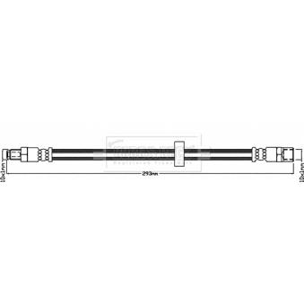 Flexible de frein BORG & BECK OEM 31257709 Flexible de frein BORG & BECK OEM 31257709