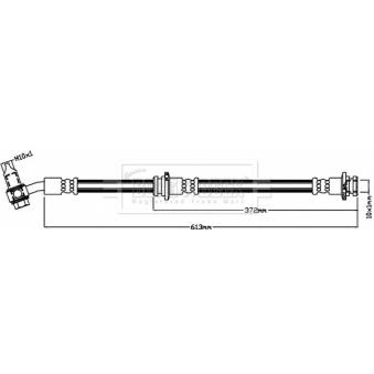 Flexible de frein BORG & BECK OEM 462117244R