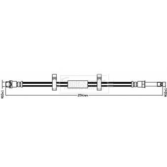 Flexible de frein BORG & BECK OEM 7H8611776A