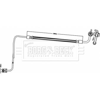 Flexible de frein BORG & BECK OEM 9673728880