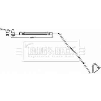 Flexible de frein BORG & BECK OEM 6R0611764B