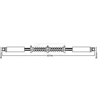 Flexible de frein BORG & BECK BBH8525