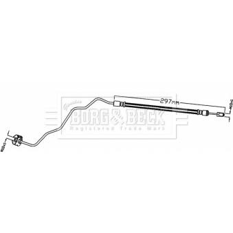 Flexible de frein BORG & BECK [BBH8675]