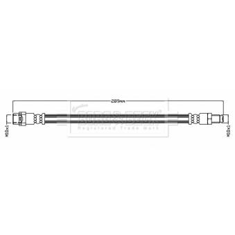 Flexible de frein BORG & BECK [BBH8748]