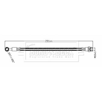 Flexible de frein BORG & BECK OEM 4650B193