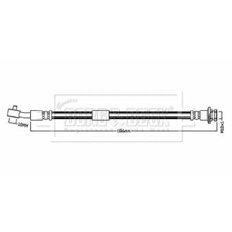 Flexible de frein BORG & BECK [BBH8874]