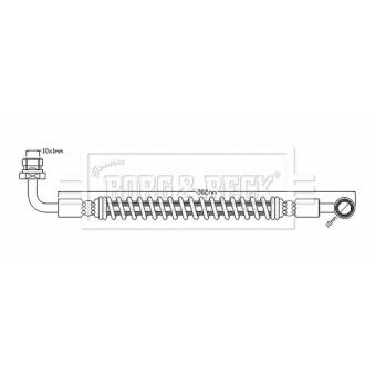Flexible de frein BORG & BECK BBH8884