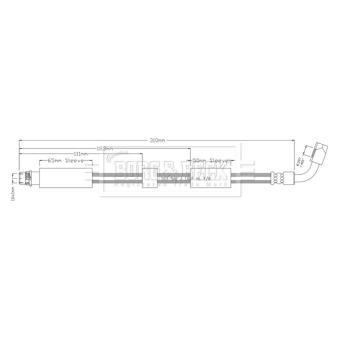 Flexible de frein BORG & BECK [BBH8911]