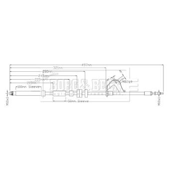 Flexible de frein BORG & BECK BBH8920