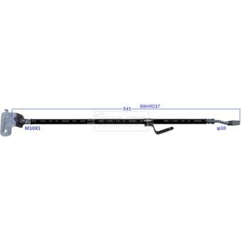 Flexible de frein BORG & BECK [BBH9037]