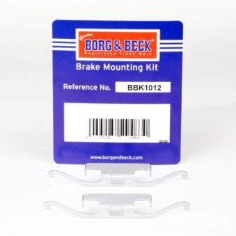 Kit d'accessoires, plaquette de frein à disque BORG & BECK BBK1012