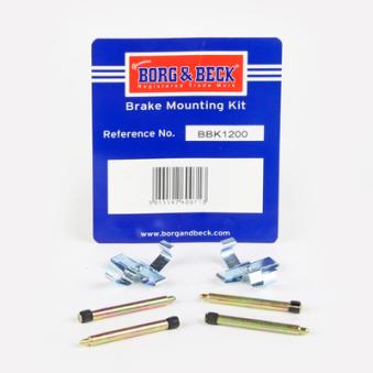 Kit d'accessoires, plaquette de frein à disque BORG & BECK BBK1200