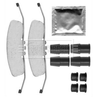 Kit d'accessoires, plaquette de frein à disque BORG & BECK [BBK1268]