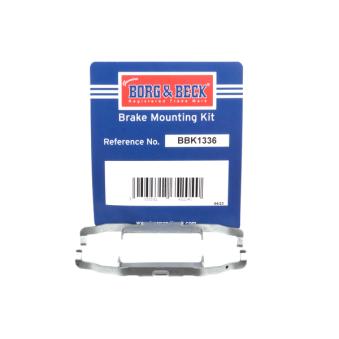 Kit d'accessoires, plaquette de frein à disque BORG & BECK [BBK1336]
