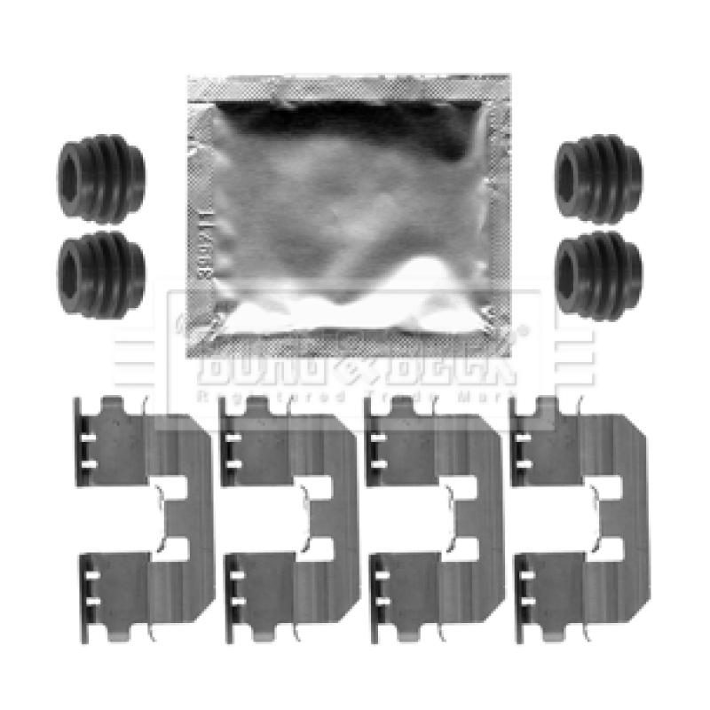 Kit d'accessoires, plaquette de frein à disque BORG & BECK BBK1354 - Visuel 1