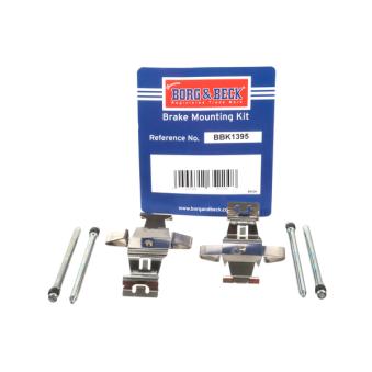 Kit d'accessoires, plaquette de frein à disque BORG & BECK BBK1395