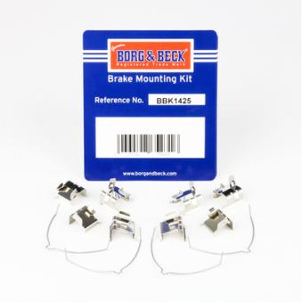Kit d'accessoires, plaquette de frein à disque BORG & BECK BBK1425