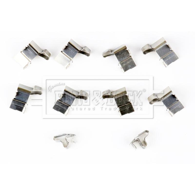 Kit d'accessoires, plaquette de frein à disque BORG & BECK BBK1445 - Visuel 1