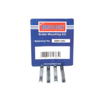 Kit d'accessoires, plaquette de frein à disque BORG & BECK BBK1480