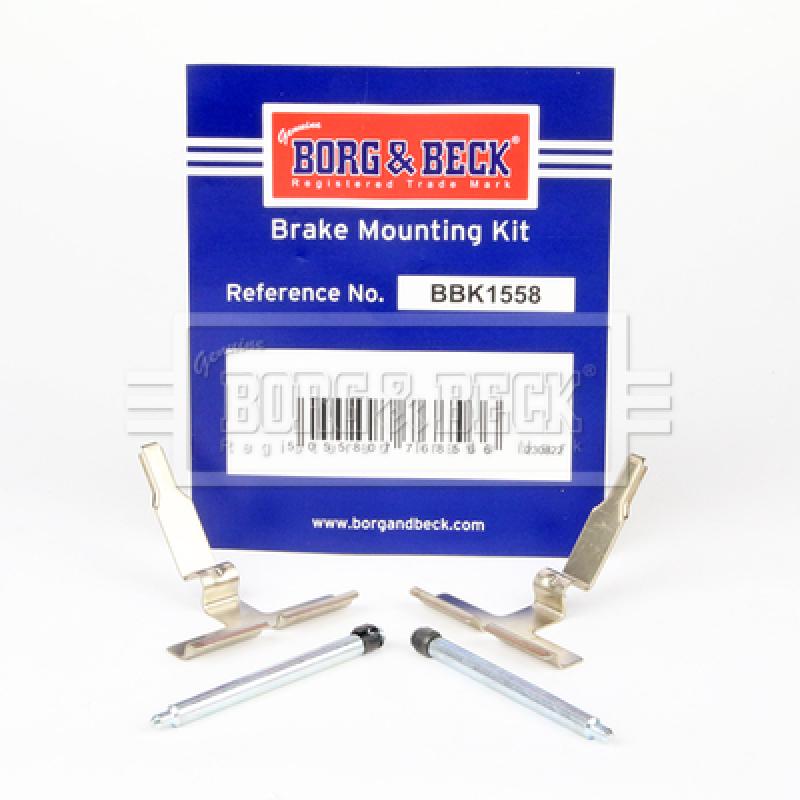 Kit d'accessoires, plaquette de frein à disque BORG & BECK BBK1558 - Visuel 1