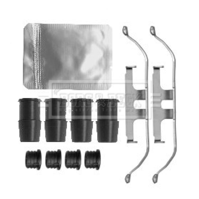 Kit d'accessoires, plaquette de frein à disque BORG & BECK BBK1584 - Visuel 1