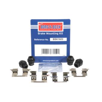 Kit d'accessoires, plaquette de frein à disque BORG & BECK BBK1600