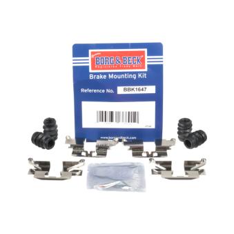 Kit d'accessoires, plaquette de frein à disque BORG & BECK BBK1647