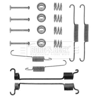 Kit d'accessoires, plaquette de frein à disque BORG & BECK OEM 4100741000