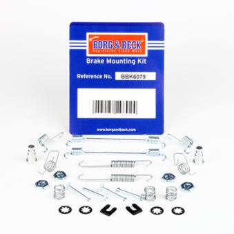 Kit d'accessoires, plaquette de frein à disque BORG & BECK BBK6079
