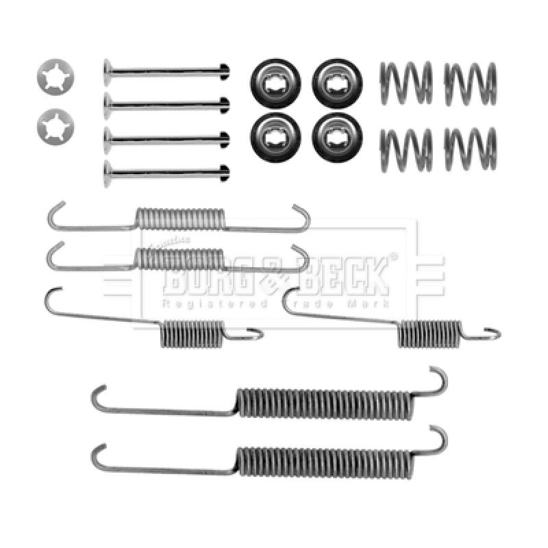 Kit d'accessoires, plaquette de frein à disque BORG & BECK BBK6138 - Visuel 1
