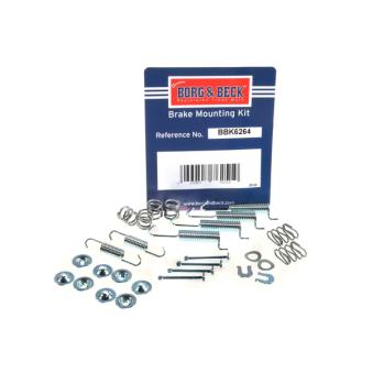 Kit d'accessoires, plaquette de frein à disque BORG & BECK BBK6264
