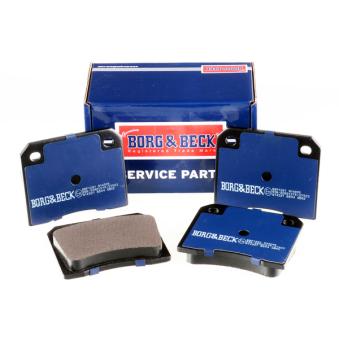 Jeu de 4 plaquettes de frein arrière BORG & BECK BBP1281