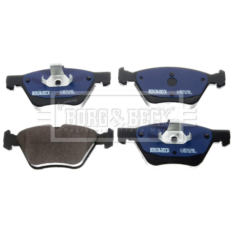 Jeu de 4 plaquettes de frein avant BORG & BECK BBP1393 - Visuel 1